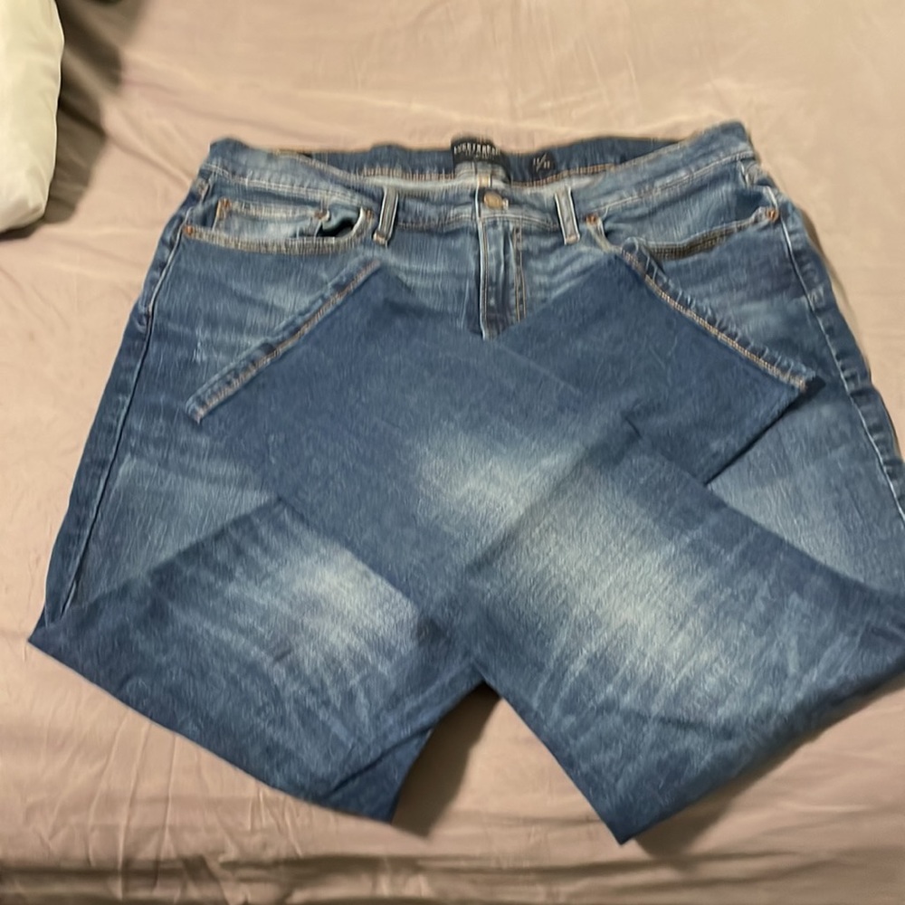 Lucky size 38x30 athletic slim jeans